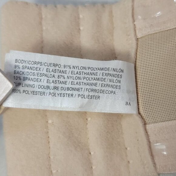 Wacoal Strapless Bra Tan Beige 38G Full Coverage Underwire Red Carpet 854119 - Picture 8 of 8